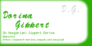 dorina gippert business card